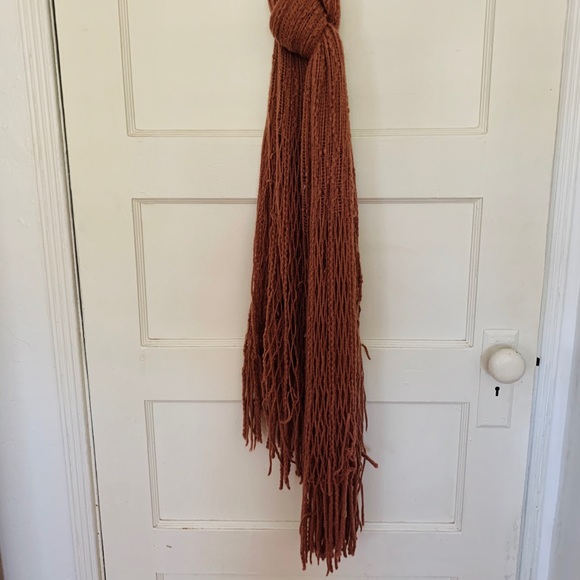 Dusty Rose Knit Scarf - Picture 2 of 5